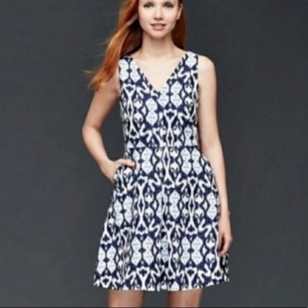 GAP Linen Ikat Dress